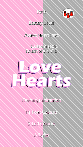 Roro - Love Hearts -Watch Face screenshot 4