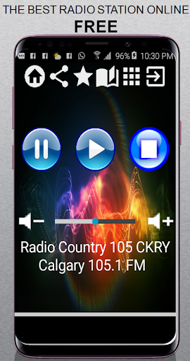 Android application CA Radio Country 105 CKRY Calg screenshort