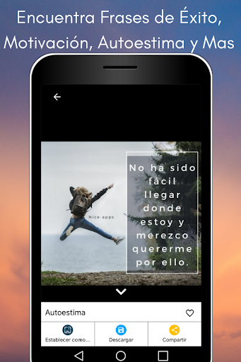 Android application Palabras de Motivacion screenshort