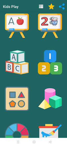 Android application Kids Play (10+ Learnings) screenshort