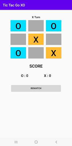 Android application Tic Tac Go XO screenshort