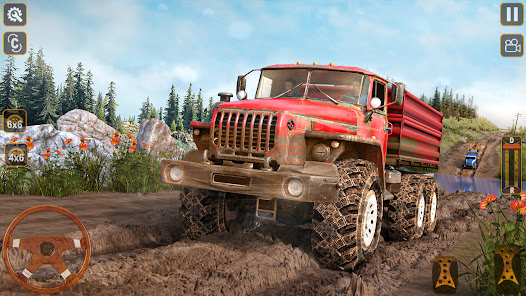 Offroad Driving Mud Truck Game  screenshots 1