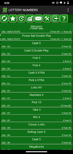 Lottery numbers generator Screen 3