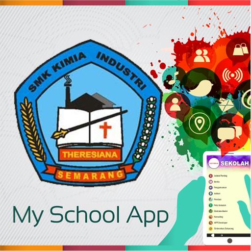 School App SMK  Kimia Industri  Icon