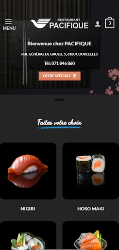 Pacifique asian food Screen 2