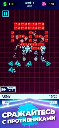 Game screenshot The Pulsar: idle army defense mod apk