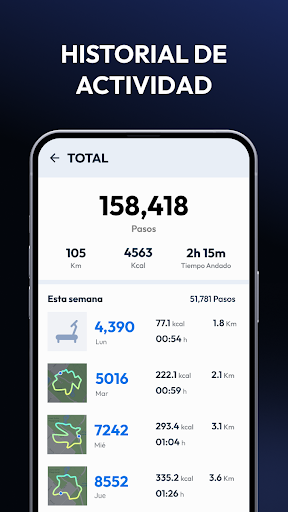Podómetro - Contador de Pasos screenshot 5