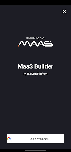 Android application MaaS Builder screenshort