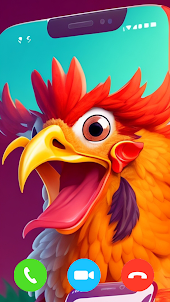Scary Chicken Video Call