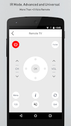 Universal remote control for vizio