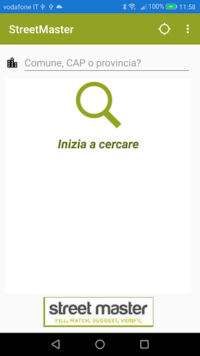 Android application CAP Comuni Strade -StreetWise screenshort