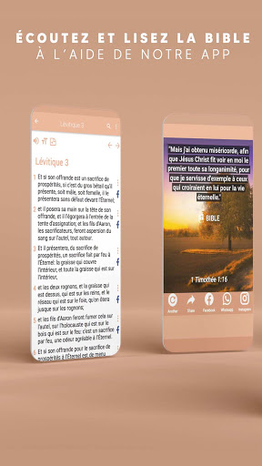 Android application Bible Darby en français screenshort