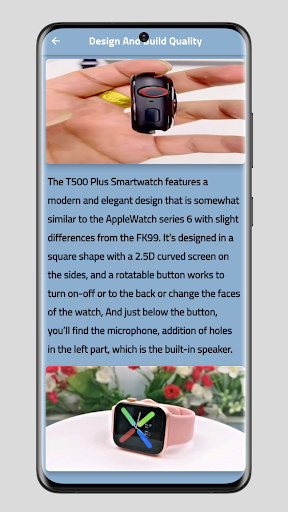 T500 Plus Smart watch Guide Screen 3