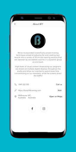 Screenshot of BFT Booking