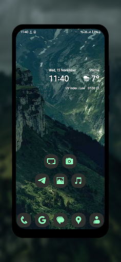 Screenshot of Mountain Meadow Icon Pack