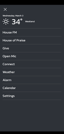 House FM / House of Praise Screen 3