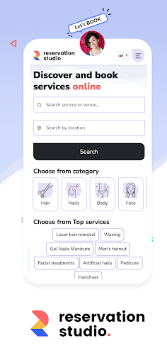 Android application Reservation.Studio screenshort