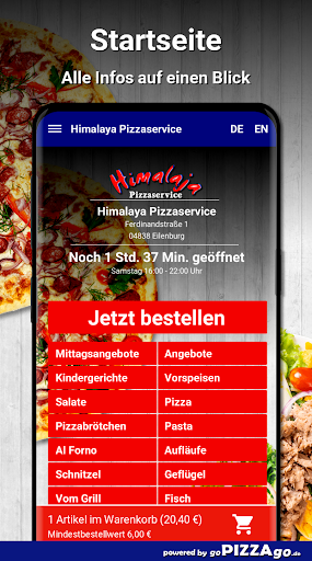 Himalaya Pizzaservice Eilenbur Screen 2