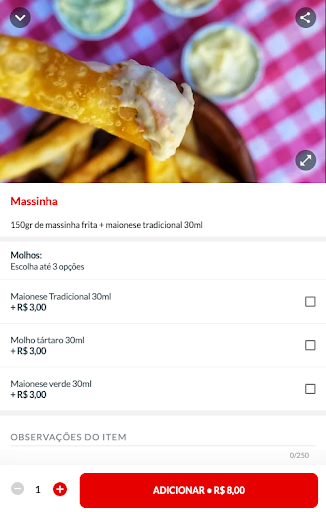 Caramelo Delivery Screen 2