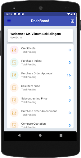 Approval App(Integra) Screen 2