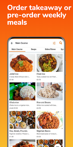 Afro Takeaway - Customer App Screen 3