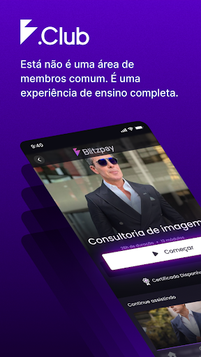 Android application BlitzPay - Área de membros screenshort