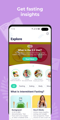 Screenshot of Window - Fasting tracker