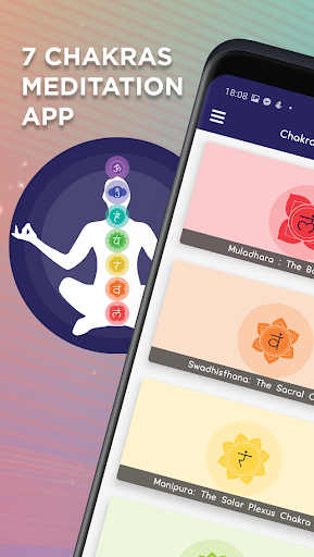 Android application 7 Chakra meditation: Heal body screenshort