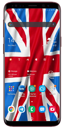 UK Flag Live Wallpaper Screen 3