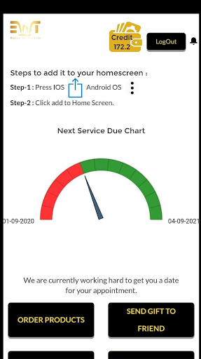 Android application EWT Water screenshort