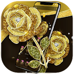 Cover Image of Download Gold Rose Luxury Black Business Theme 1.1.3 APK