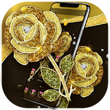 Gold Rose Luxury Black Business Theme icon