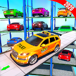Cover Image of Скачать Modern Taxi Multi Level Ramp Car Parking Game 1.0.7 APK