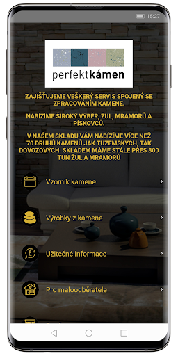 Android application PERFEKT KÁMEN screenshort
