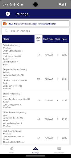 NYSPHSAA GOLF Screenshot 4 - AppWisp.com