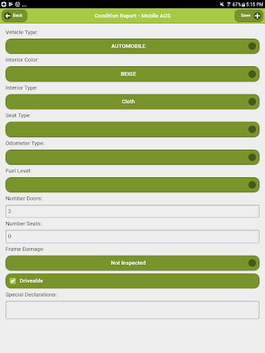 Android application Edge Mobile AuctionOS screenshort