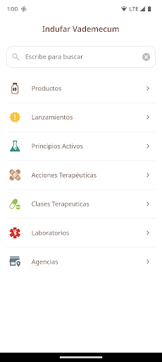 Android application Indufar Vademecum screenshort