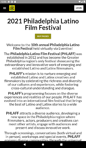 Philadelphia Latino Film Festi Screen 3