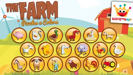 Farm Animals Puzzles Games 2+