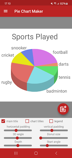 Pie Chart Maker Pro Screen 2