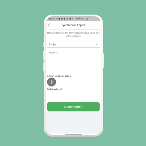 Android application TAF Election Observer screenshort