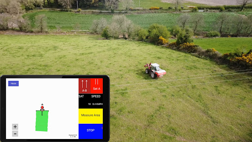 Android application GyPSy Tractor Guidance screenshort