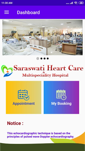 Saraswati Heart Care Screen 2