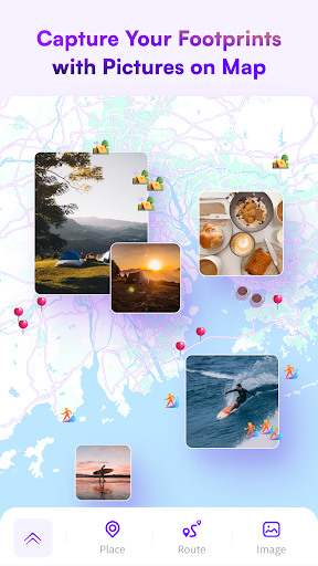 Exping: Trip Planner & Map Screen 2