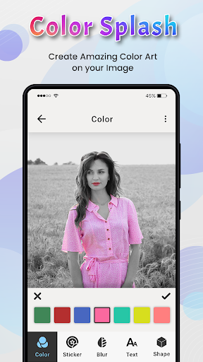 Android application Color Splash Effect screenshort