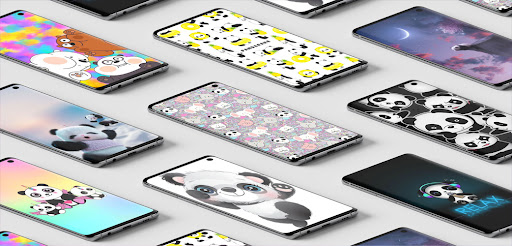 Android application Cute Cartoon Panda Wallpaper screenshort
