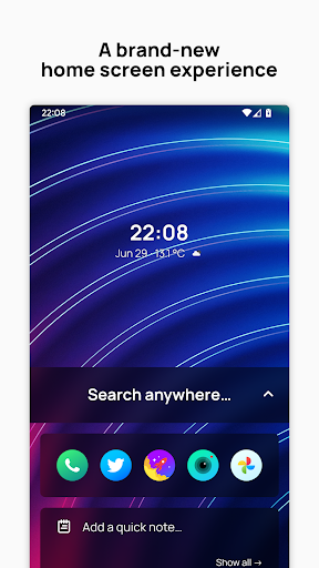 Android application Starlight Launcher screenshort