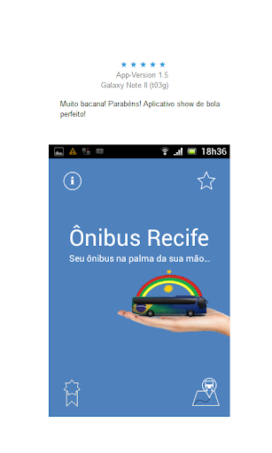 Android application Ônibus Recife Pernambuco screenshort