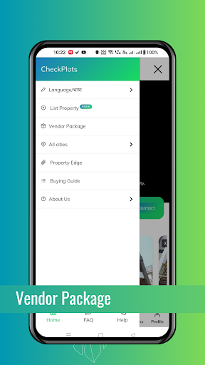 CheckPlots - A realstate App Screen 2