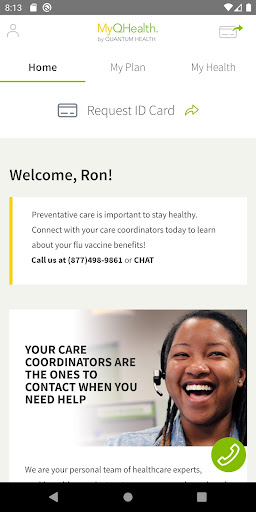 MyQHealth - Care Coordinators Screen 2